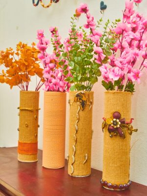 Vase Fleurs d’Afrique